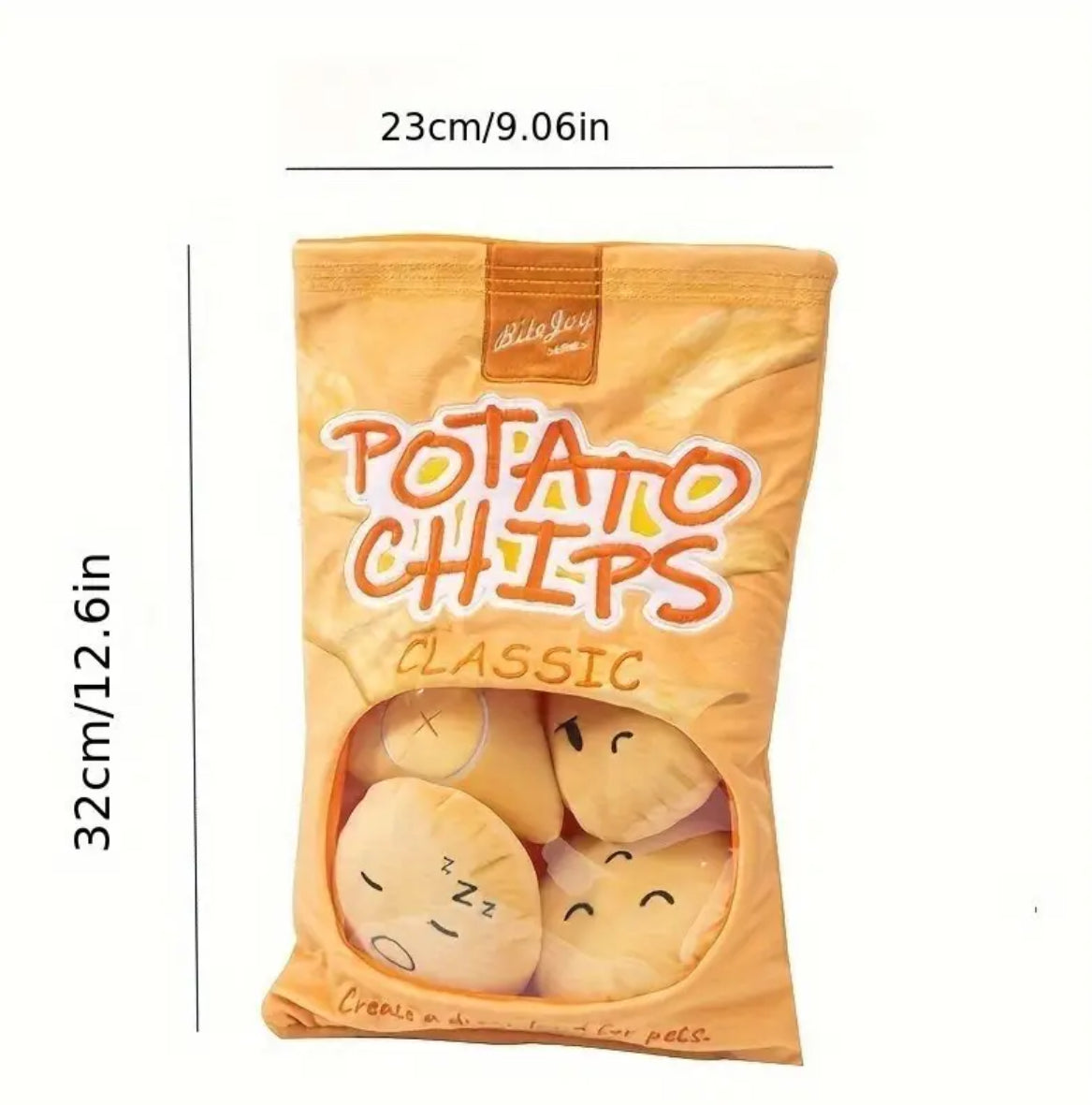 You Had Me At Chips! - Potato Chip Bag Dog Toy