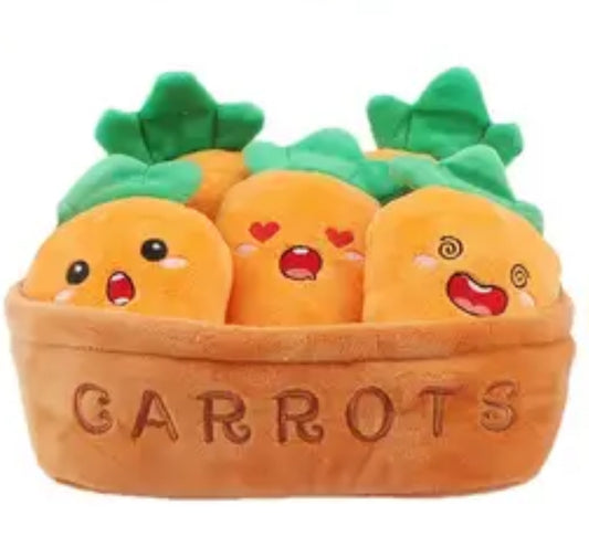 Keep Calm and Carrot On! - Doggie Plush Toy