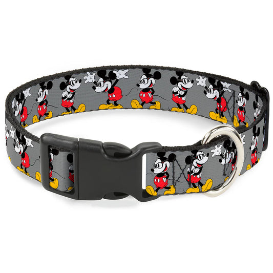 Mickey Mouse Dog Collar – 1.0" Wide, Medium (11"–17")
